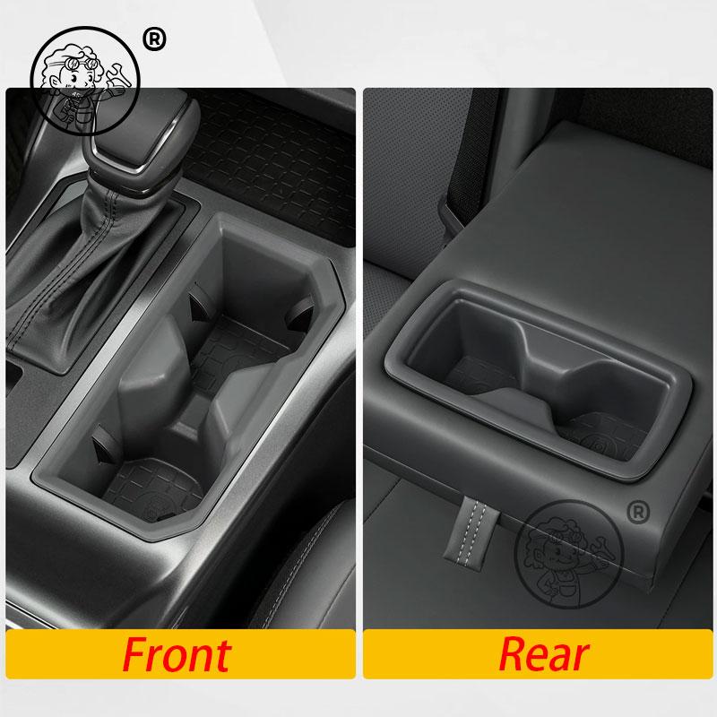 For Toyota RAV4 XA60 6TH 2026 2027 Car Styling Car Water Cup Anti-Slip Silicone Pad Dustproof Mat Car Modification Acccessories