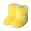 Women's Winter Fluffy Faux Fur Snow Boots, Comfortable Plush Warm Ankle Booties, Luxury Furry Fashion Outdoor Footwear