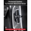 Ahvqevn Car Door Lock Buckle Upgraded Stabilizer Cover Latch Stopper Series for Eliminating Abnormal Space 2-Pack -