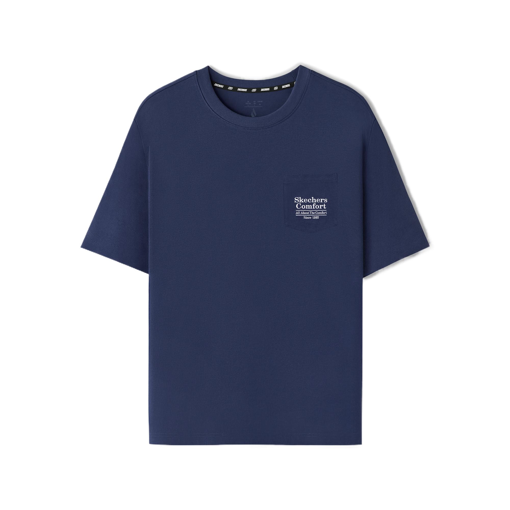Skechers Breathable Antibacterial Pullover T-Shirt Men tops L226M080-00DU M