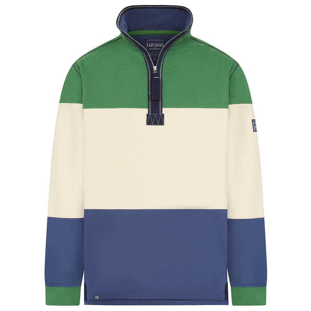Lazy Jacks Mens Colour Block Sweatshirt