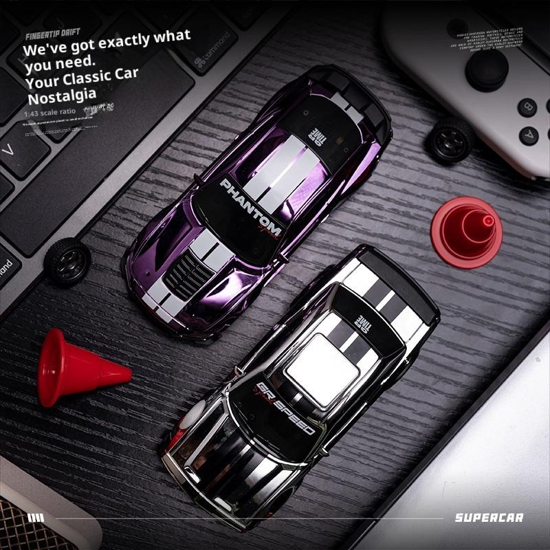 New Wennan Wind 1/43 Wild Horse Daoqi Rc Mini Drift Remote Control Car High Speed Racing Full Scale Gyroscope Remote Control Toy