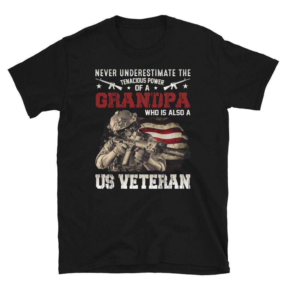 Grandpa US Veteran US VETERAN Awesome Graphic Classic 3XL