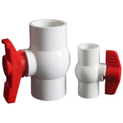 Liujiu Hong DN25 PVC Adhesive Ball Valve