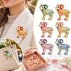Elegant Sheep Brooch Enamel Painted Fashion Brooch Pin Durable Lapel Pin  Easter Outfit Decoration