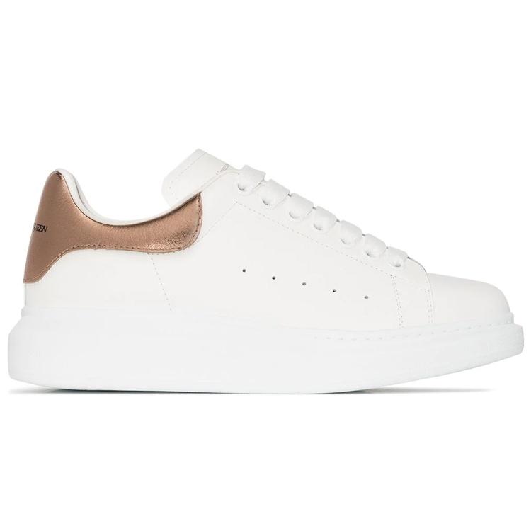 (WMNS) Alexander McQueen Oversized Sneaker 'White Rose Gold' Women's 553770WHFBU9053