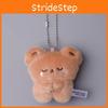 Bear Twisted Rabbit Egg Plush Doll Small Pendant Cartoon Animal Keychain