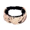 Women Headband Reversible Shiny Sequins Headband Elastic Hair Fixing Decoration Decorative Hair Accessories