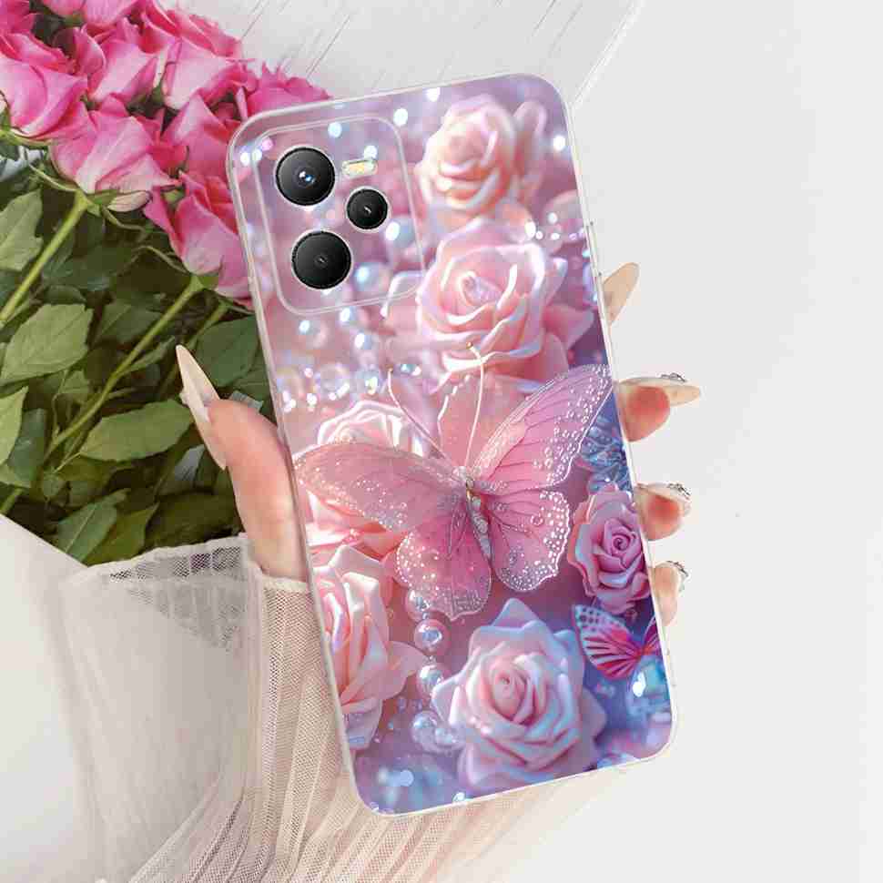 For Realme C 35 C35 Case 2022 Gold Dragon Cover Soft Silicone Fundas For Realme Narzo 50A Prime RealmeC35 Phone Case Bags