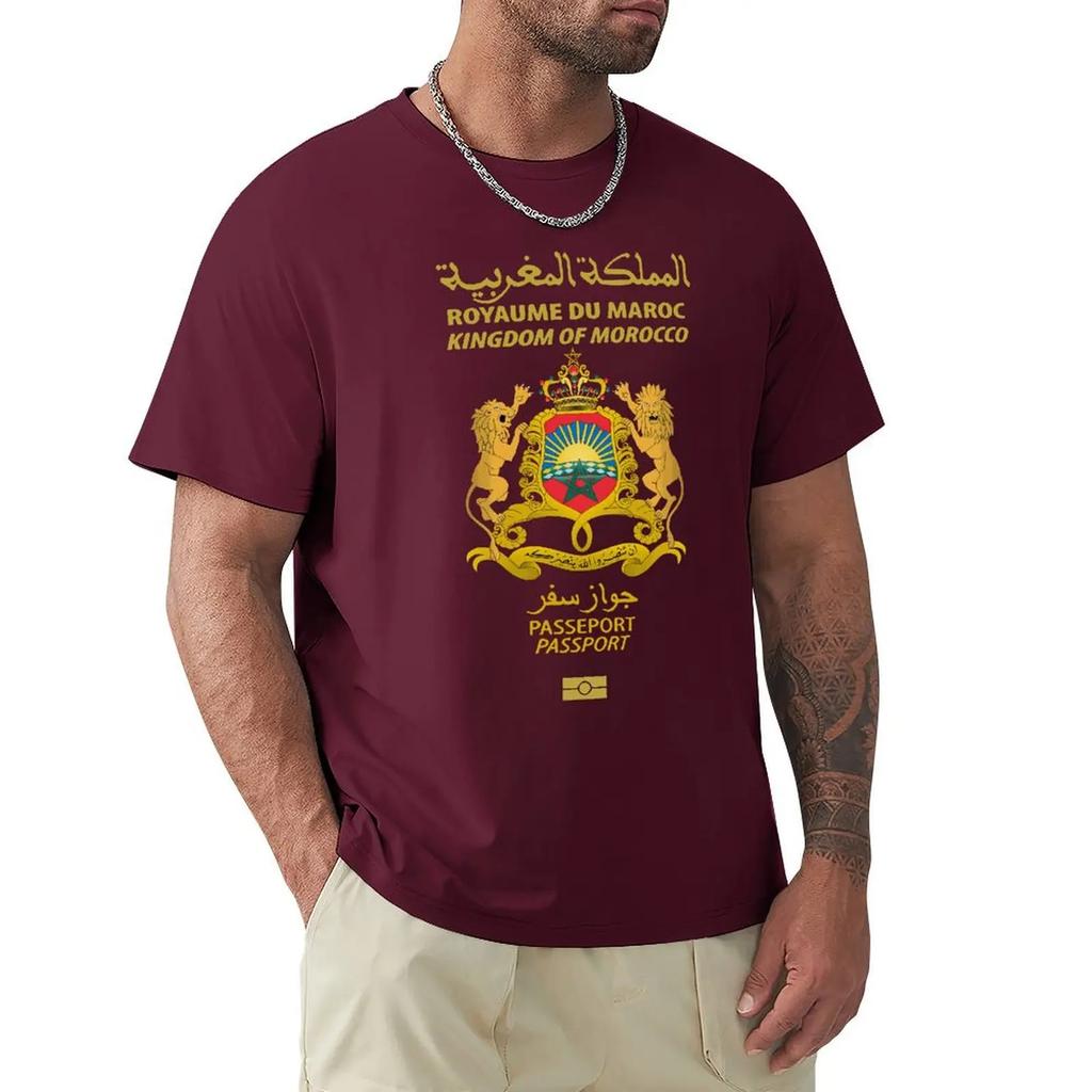 2024 Fashion Kingdom Of Morocco T Shirt Standard Unisex O-neck 100% Cotton Tshirt Tee Tops