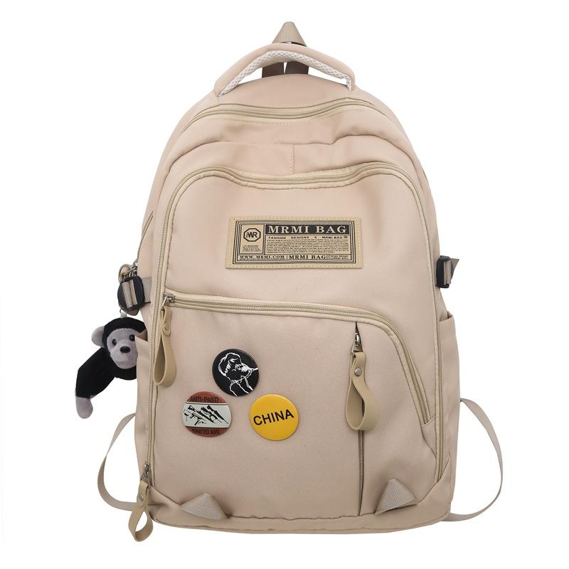New Backpack Large Capacity Backpack High Junior High School Boys and Girls Schoolbag Versatile Leisure Bag