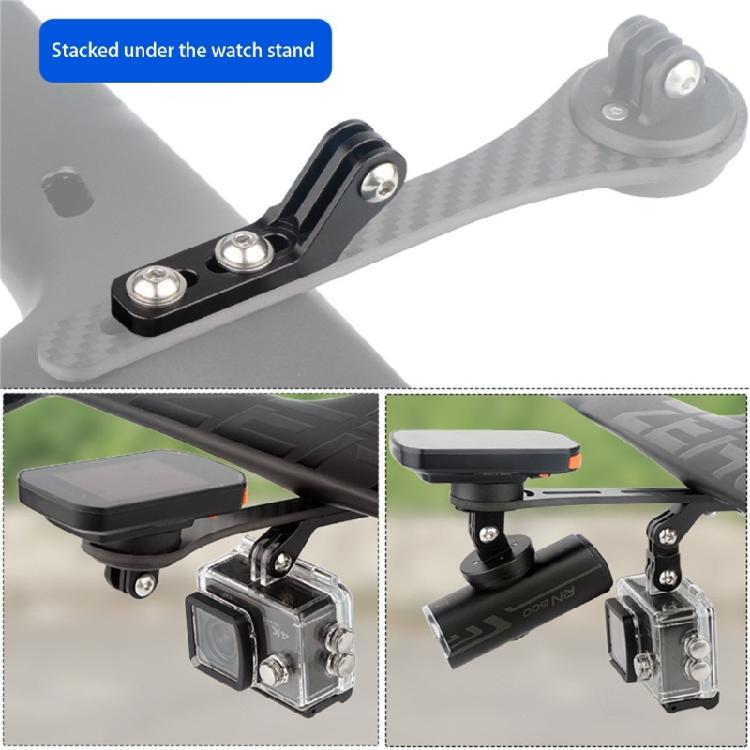 Bicycles Computer Headlight Extension Stand Road Bike Handlebars Belows Bracket Sports Camera Adaptors Easy to Install