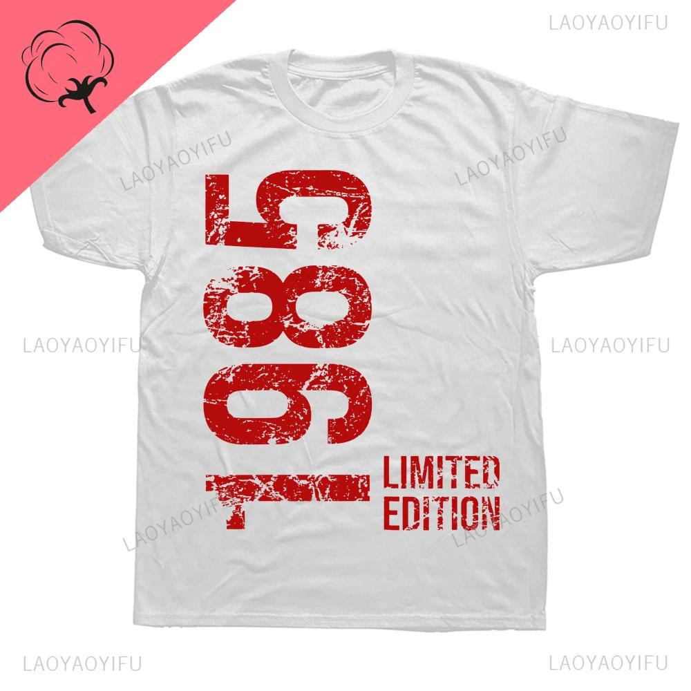 Awesome 38th 38 Years Retro Vintage 1985 Printed Birthday Gifts WOMEN TShirts Streetwear Hip Hop Short Sleeve Women T-shirt