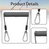 Leash for Kayak with Carabiner And Carrying Clip