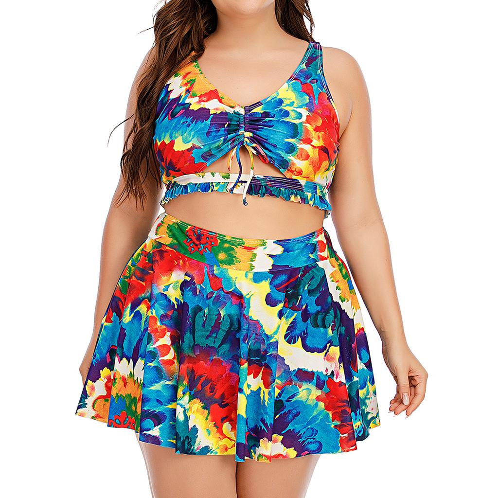 Mujer Talla Grande Talla Alta Estampado Casual Traje de Baño Bikini Ropa de  Playa Traje de Baño comprar a buen precio — entrega gratuita, reseñas  reales con fotos — Joom