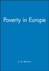 The Poverty In Europe Book