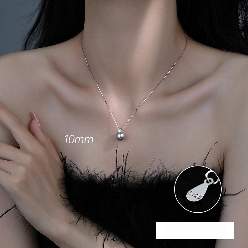 Pearl Necklace Shijia Zhengyuan Light Luxury Premium Sense Clavicle Chain