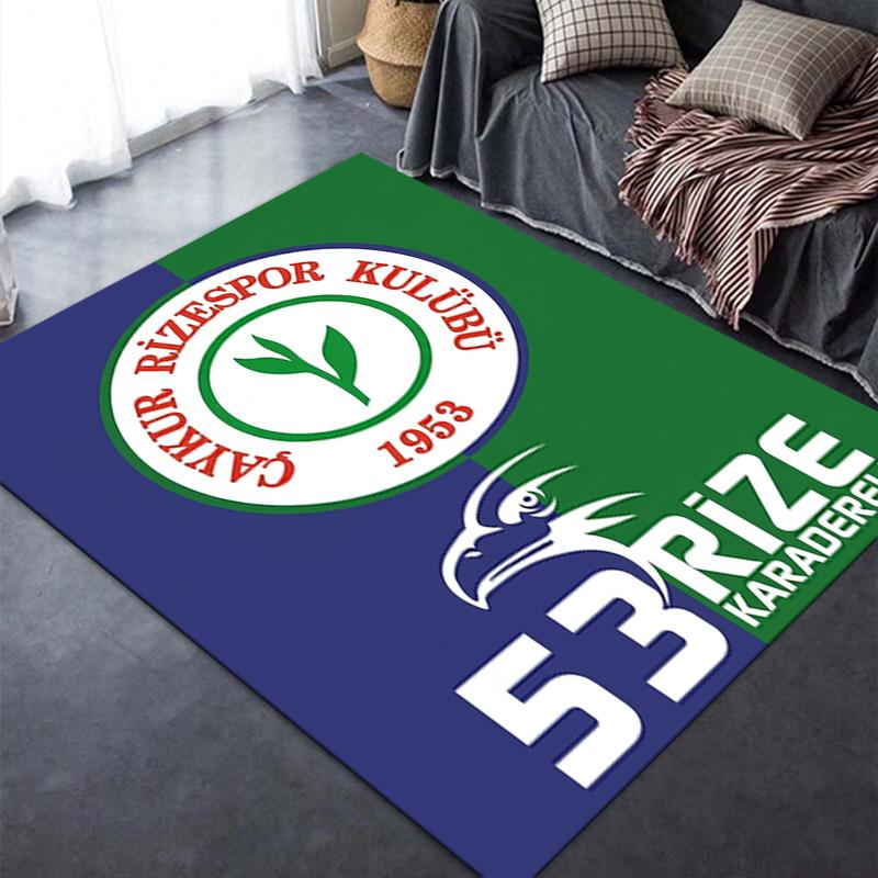 Caykur Rizespor Teppich für Wohnzimmer Schlafzimmer Zuhause Sofadekoration Kinder Spiel Rutschfeste Bodenmatte