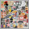 Retro Movie Sticker Set: 50 Waterproof Decor Stickers for Journals, Fridges, and DIY Projects