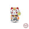 New Copper China Dragon Fortune Cat Charm Beads Fit The Original Bracelet For Women Diy Jewelry Gift