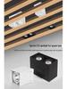 LED Aluminum Square Tube Light - Commercial Spotlight with Super Bright COB Grille Baffle, Single & Double Head Options