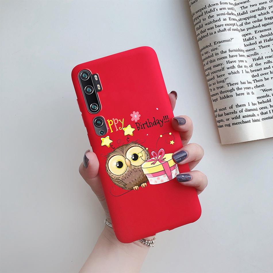 Love Heart Sunflower Case for Xiaomi Mi Note 10 Pro Case Bumper Silicone Back Cover for Xiomi Xiaomi Mi Note 10 Note10 Pro Case