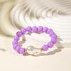 Summer New Colorful Multi Piece Pearl Acrylic Beaded Bracelet, Women's Jewelry Creative Personalized Bracelet