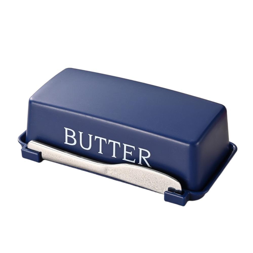 Food Grade Butter Storage Box Sealed Butter Cutter Box Multi-functional Cheese Dish  for Home