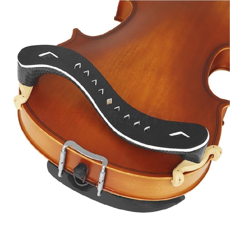 Violin Accessory Adjustable Shoulder Rest with Shockproof Silicone Feet Soft Sponge Cushion for Optimal Resonance