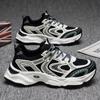 2025 spring men's shoes new breathable mesh shoes men's trend versatile platform sports shoes casual dad trendy shoes