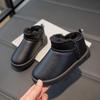 Baby cotton boots waterproof and non-slip children's snow boots piled and thickened boys' cotton shoes girls' warm manufacturers
