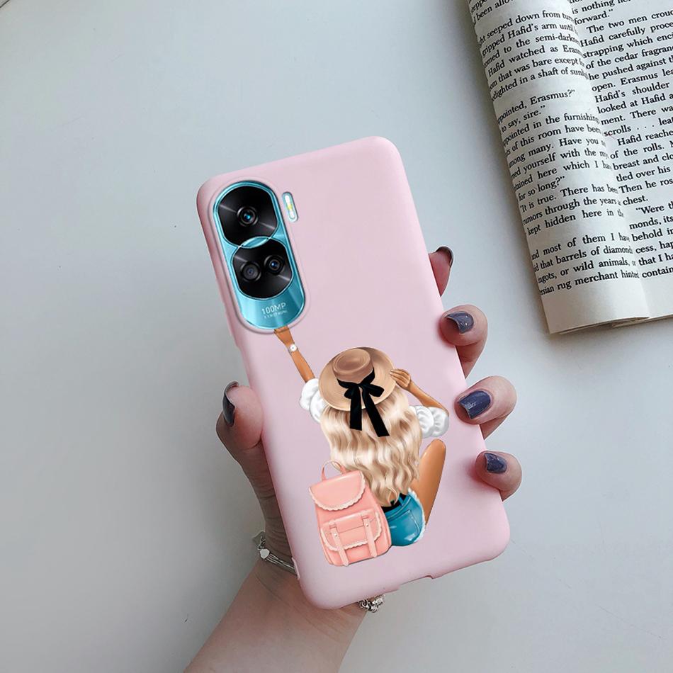 For Huawei Honor 90 Lite Case Honor90 Lite Soft Silicon Super Mom Baby Fashion Girls Back Cover for Honor 90 Lite 5G 6.7" Fundas