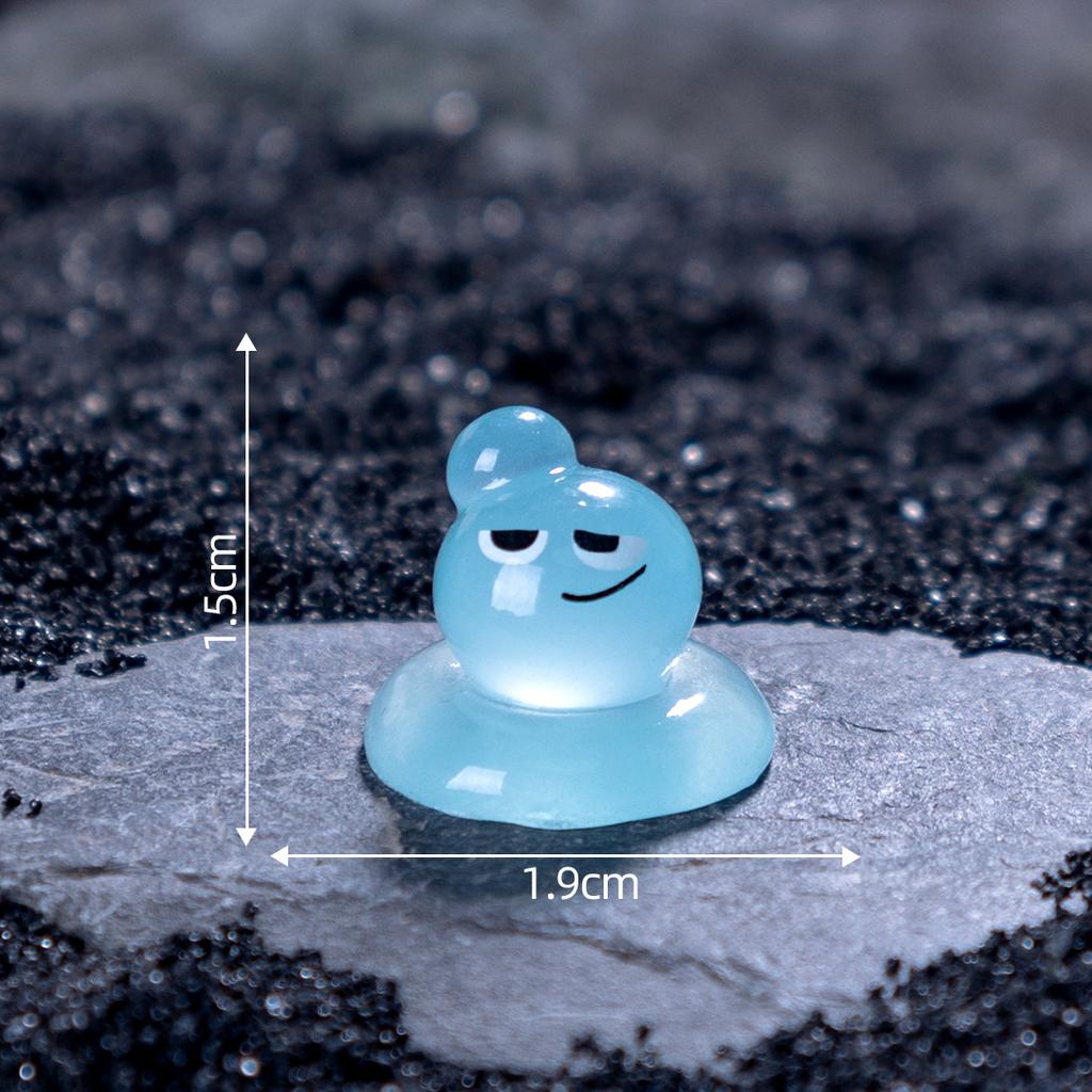 Outdoor Courtyard Gardening Decoration Luminous Water Drop Elf Diy Decoration Accessories Mini Car Desktop Small Ornaments
