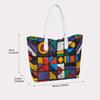 Geometric Art Tote Bag Stylish Shoulder Bag for Daily Use