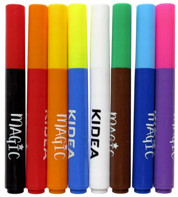 FLAMASTRY ZMIENIAJĄCE KOLORY KIDEA 3985