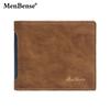 SchoolbagMenBense New Men's Wallet Short, Stylish and Casual Splicing Multi-Card Three-fold Bag Men's Wallet