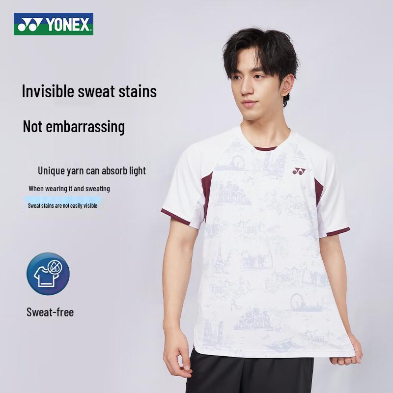 

Дышащая бадминтонная футболка с коротким рукавом YONEX XL