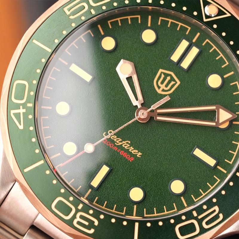 Watchdives WD007Q V2 Luxury Titanium Watch 007 NTTD VH31 Sweep Quartz Sapphire AR Luminous 200M Waterproof 42Mm Vintage Watch