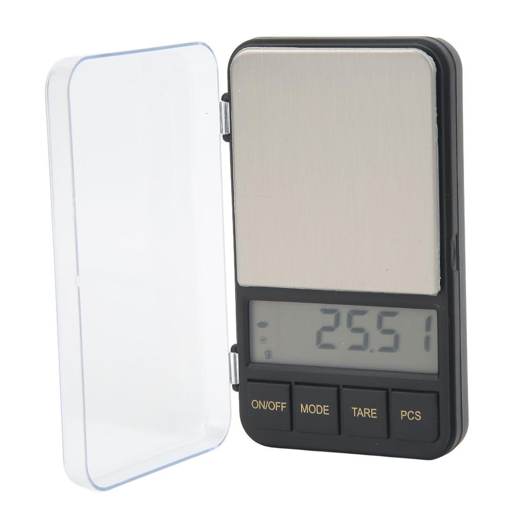 Digital Electronic Scale 200g Load LCD Blue Screen Backlight 0.01g Display Portable Jewelry Scale Pocket Scale with Tray