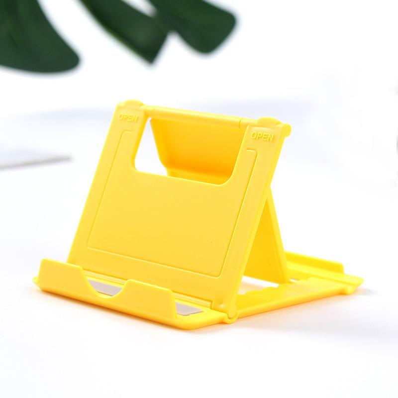 

Подставка для телефона, настольная подставка для мобильного телефона, штатив для iPhone Xsmax 12 13 Pro Huawei Xiaomi Mi 9, пластиковая складная настольная подставка-держатель жёлтый