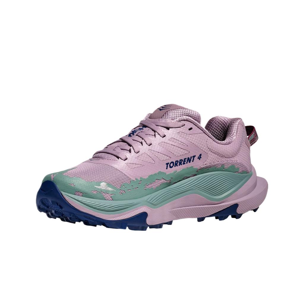 Hoka One One Torrent 4 Comfortable Round Toe Exquisite Lace-Up Shock Absorption Support Rebound Low-Top Running Shoes Women running shoes 1155074-FNTL