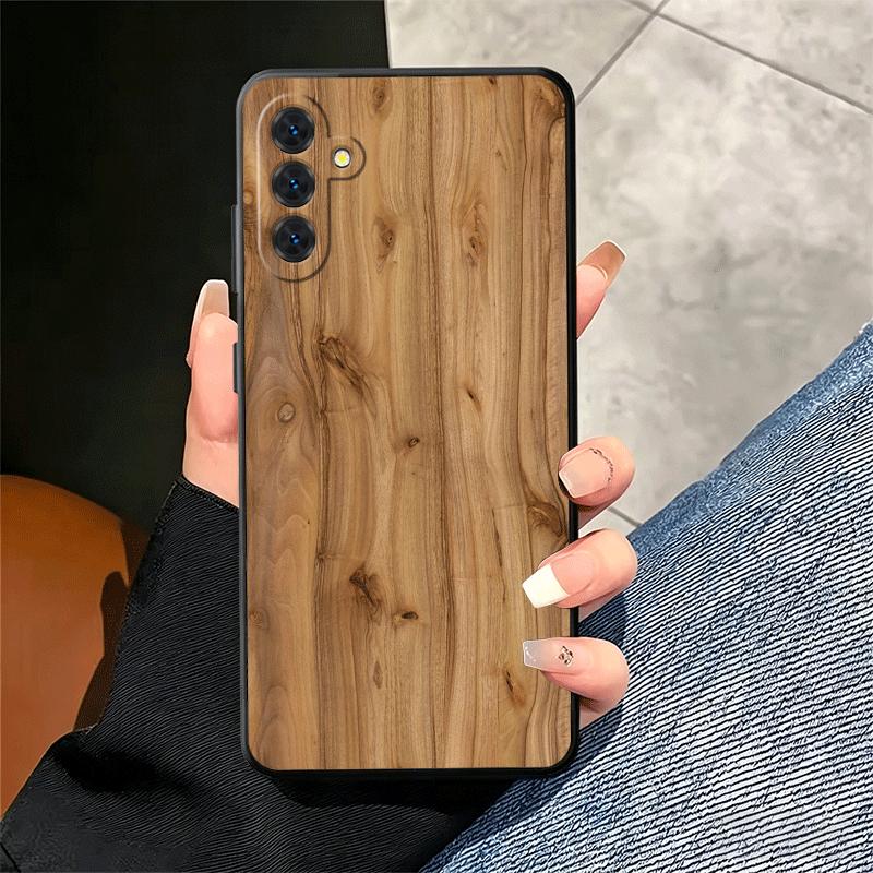 Vintage Wood Grain Pattern Soft Phone Case for Samsung A17 A37 A57 A16 A26 A36 A56 A15 A25 A35 A55 A14 A24 A34 A54 A13 A23 A33 A