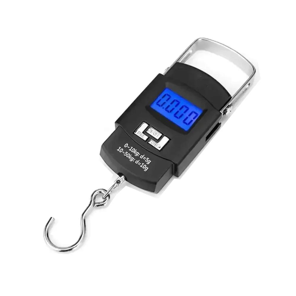 

50 кг портативные электронные весы для багажа ЖК-дисплей цифровой экран мини электронные весы экспресс-доставки крюк для весов
