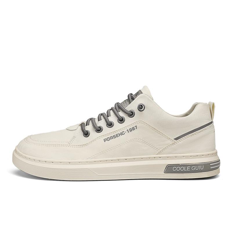 Men Casual Shoes Breathable White Sneakers Fashion Driving Walking Tennis Shoes for Male Skate Flats