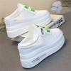 Fashion Modern Slippers Women's Super High Heels Lazy Person Half Drag Increase Thin 10CM Wearing Female Slippers women luxury sandals
