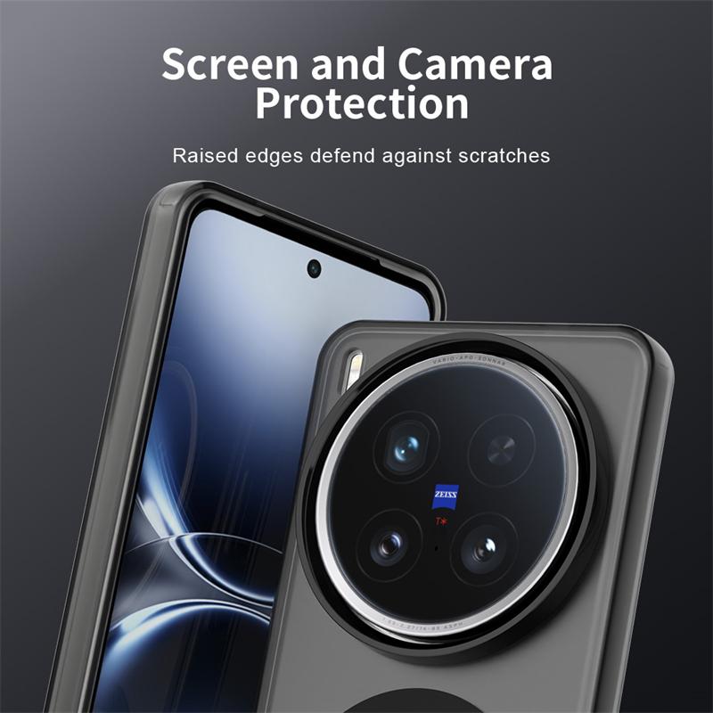 Průhledný kryt pro Vivo X200 Ultra Kryt pro Vivo X200 Ultra Magnetická adsorpce Bezdrátové nabíjení Kryt pro Vivo X200 Ultra Kryt