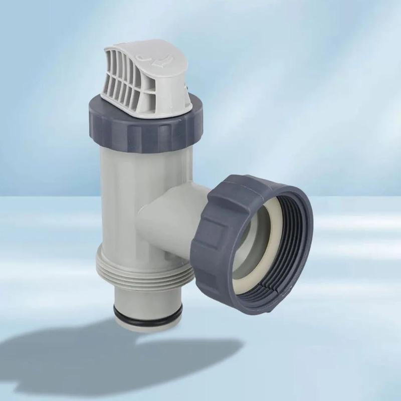 Split Hose Plunger Valves Set with Adapters Suitable for Pool Pump Systems Water Flow Control and Leak Prevention