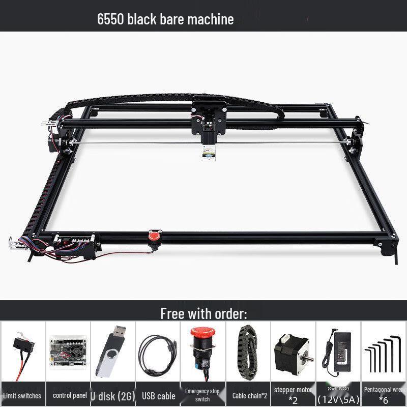 Многофункциональный настольный лазерный гравер Haiaode, штепсель CN (адаптер в комплекте)