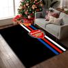 [1pc Football Club Office Chair Carpet] Digital Printed Area Rug for Home & Game Room Use, Soft Indoor Sofa Chair Mat