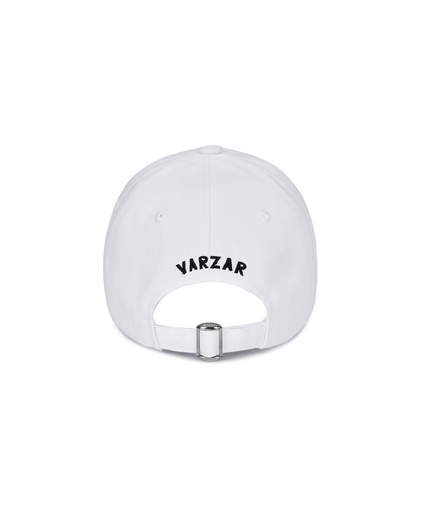 Bajal Va Curved Studded Ball Cap White